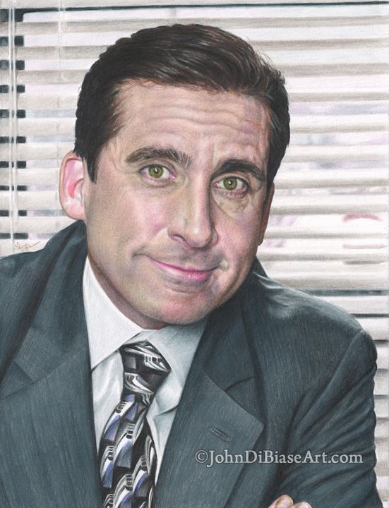 Colored Pencil Drawing of Pam's Painting from The Office Print 8.5 x 11