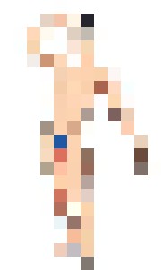 Blake Standing Semi-Nude - Dan Decibel - Digital Art & AI, People