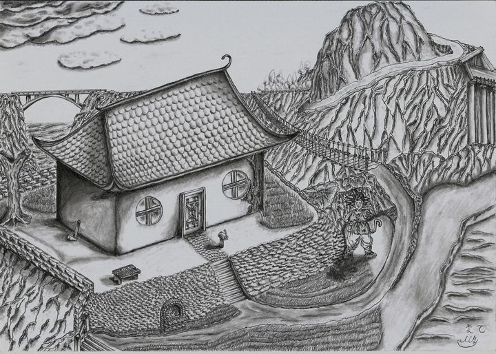 Dream home sketch by Ganghiss on DeviantArt
