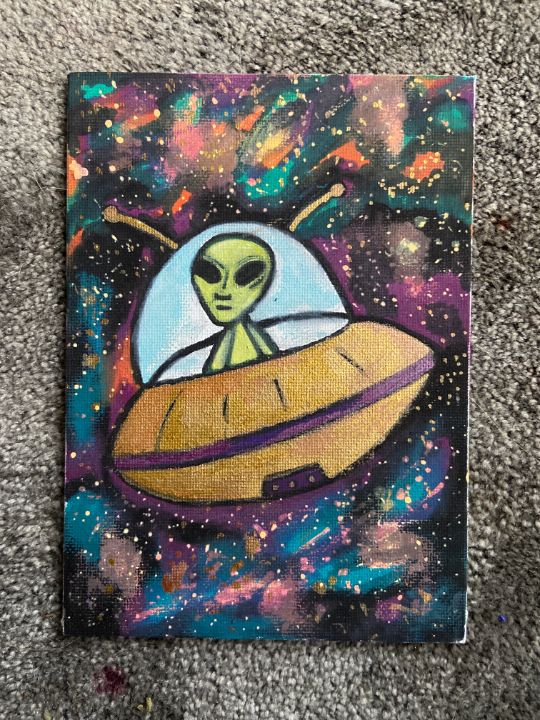 Alien spaceship - ZARAHZION - Paintings & Prints, Fantasy & Mythology ...