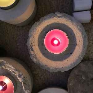 Organic Candle Holders/Candles - Lavendora