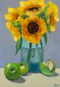 Sunflowers and Apples