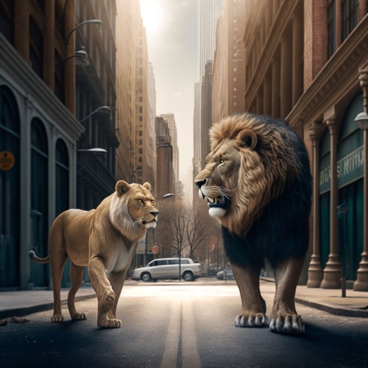 Lions In the City - FuturePastPresent