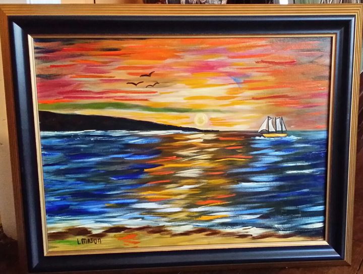 Sailing - Art by L.Mason - Paintings & Prints, Ethnic, Cultural ...
