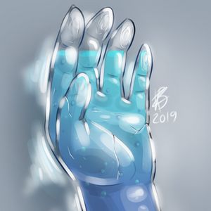 Glass Hand