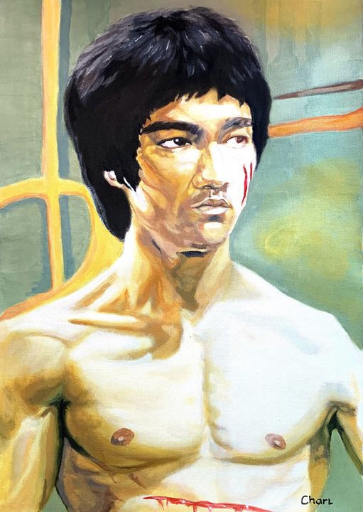 Bruce Lee - Charl John Ruiters - Paintings & Prints, People & Figures ...