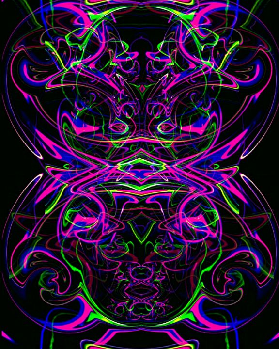 Light Bender - BG Visual Contrivance - Digital Art & AI, Abstract ...