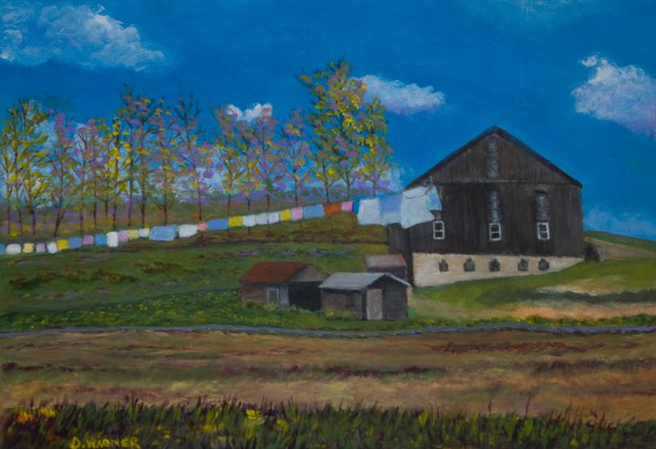 Hodge's Barn - Denise's Fine Art