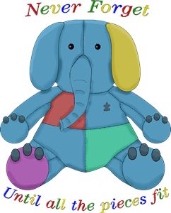 Autism Awareness Elephant