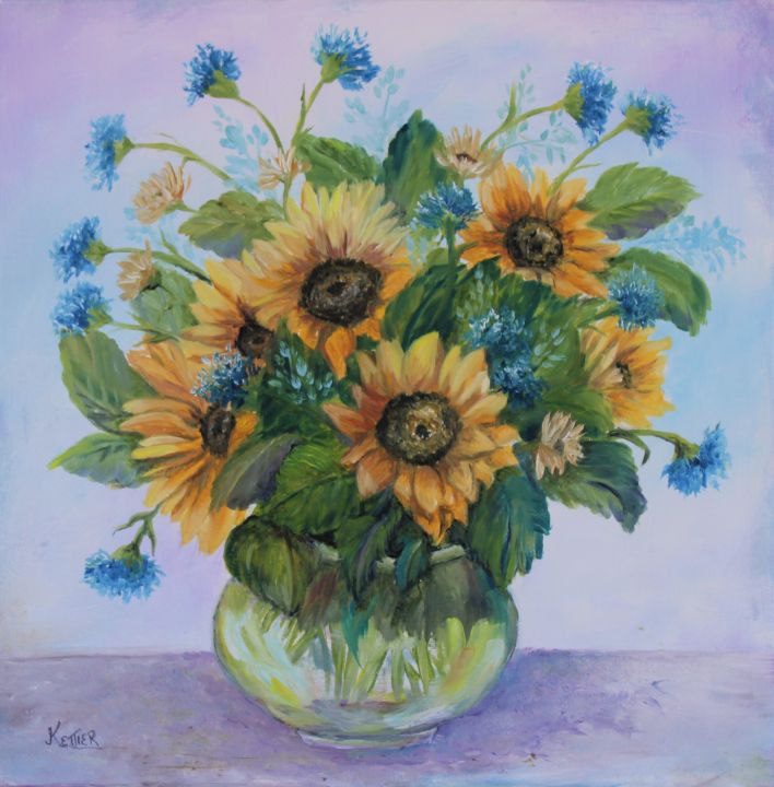 Sunflower Arrangement - JKettler Art