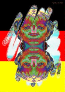Reptiloide Führerin - Galerie Art dELLaS  Thomas Dellenbach