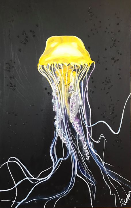 Sponge Bob’s Dream (Jellyfish) - Veronica Compton Art