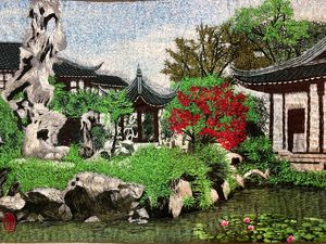 Beautiful Chinese Garden - Ouyang Painting