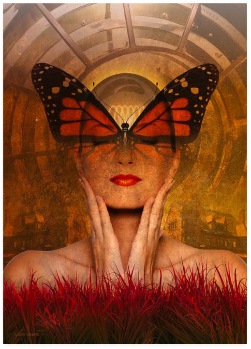 The Butterfly Lady Gary Greer Digital Art AI Fantasy Mythology   15 23 5 16 12 8 38m 