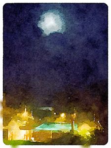 Night Pool