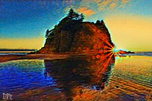 Sea Stack Sunset