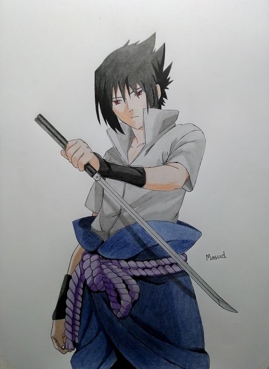 Drawing SASUKE UCHIHA 