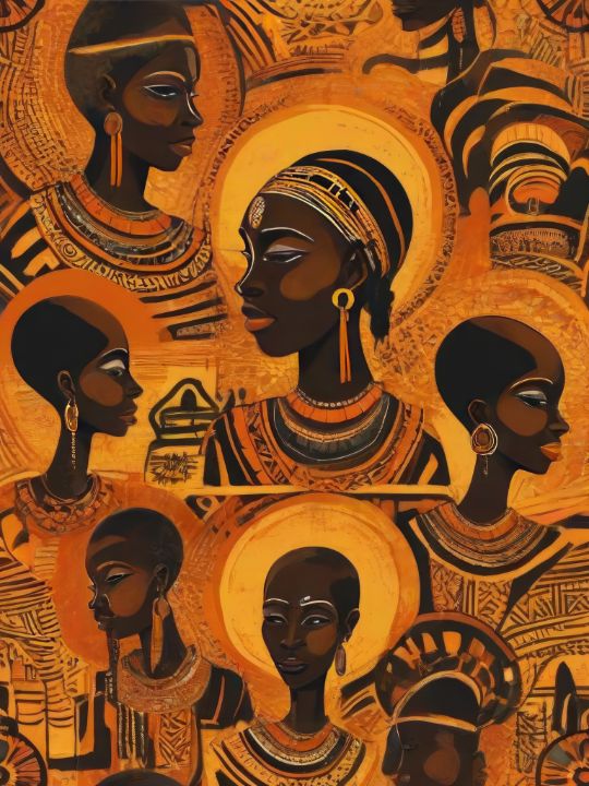 Captivating African Women Bellart Studio Digital Art Ai Ethnic Cultural Tribal Captivating African Women Bellart Studio Digital Art Ai Ethnic Cultural Tribal