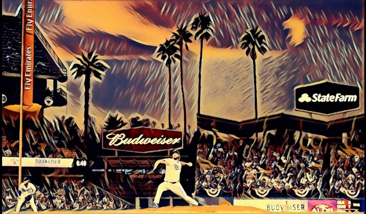 Fernando Valenzuela 1 L.A. Dodgers - Gallery 18 - Paintings & Prints,  Sports & Hobbies, Baseball - ArtPal