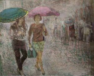 Сity rain