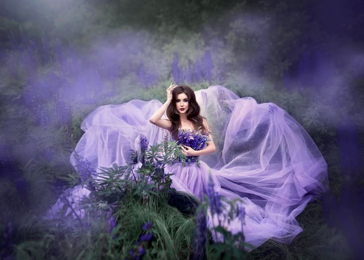 purple fantasy backgrounds