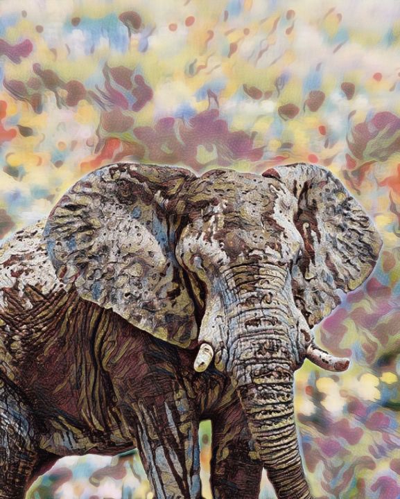 Elephant - Jovica Petrovic Art
