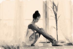 Pensive Ballerina - ChrisArmytage
