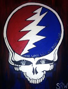 Grateful Dead Steal Your Face - Three Girls - Paintings & Prints