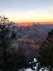Grand Canyon Winter Sunset