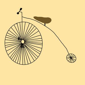 Higher Wheel Bike - Addison’s Art