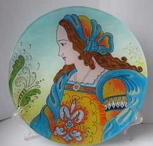Italian art plate - Alexandra Arts