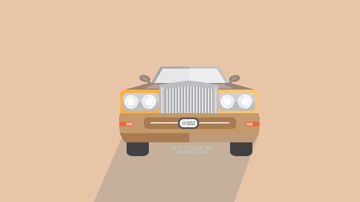 Car Flat design -  Oomargraphix
