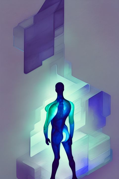 Neon cubism modern art - Dean Lincoln Hargrove - Digital Art & AI ...