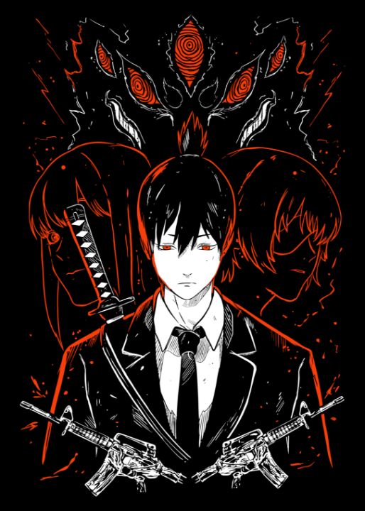Aki Hayakawa - Chainsaw Man - ZylixZen - Drawings