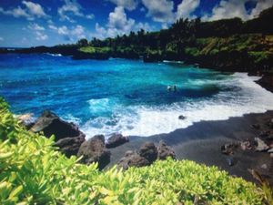 Kaui Splash Hawaiian Opunui 2 0 Paintings Prints Landscapes Nature Beach Ocean Waves Artpal