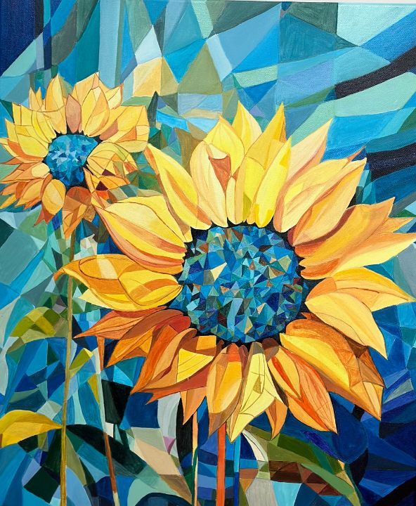 Sunflowers Wall art by Lara Robins Paintings & Prints, Flowers