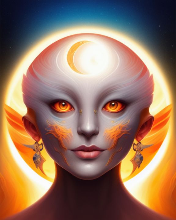 Alpha Sun - LadyV68 Art Gallery - Digital Art & AI, Fantasy & Mythology ...