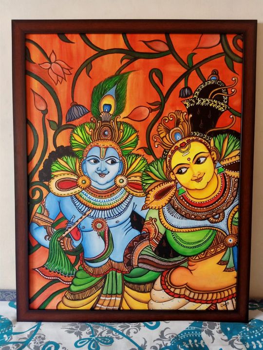 Kerala Mural Painting Outline Sketches Kerala Mural Drawing And