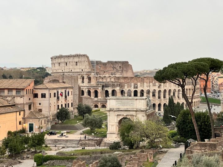 The Colosseum from The Roman Forum - SLRIII Photography