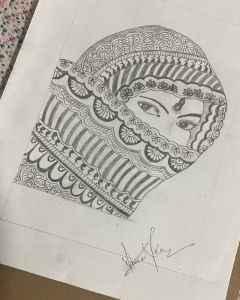 Charcoal creative pencil drawing  Artwork by Naveen Kumar  Art  Spenowr