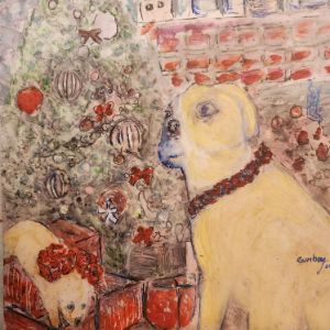 Dogs at Christmas - Steven Gumberg