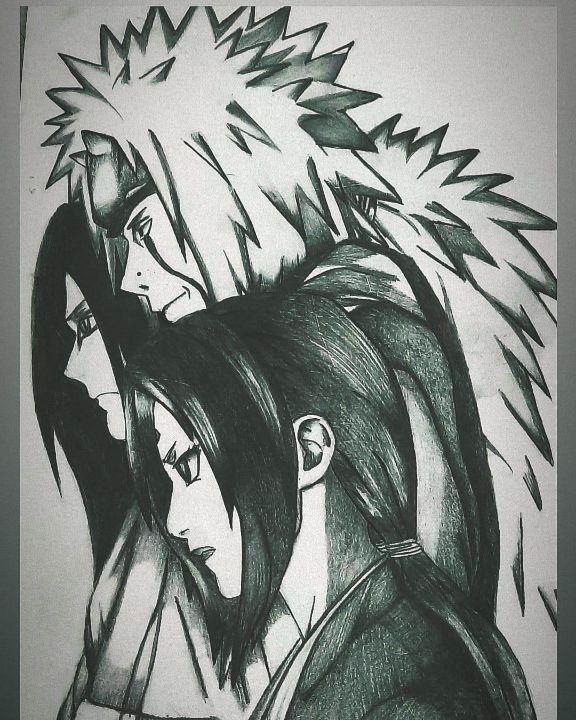 Naruto vs. Sasuke (Naruto)  Naruto painting, Naruto sketch