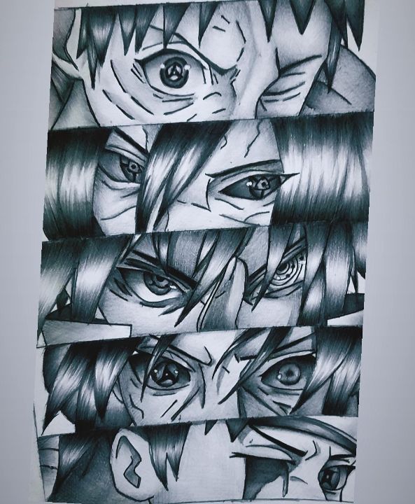 Uchiha Clan Metal Wall Art / Uchiha Clan Metal Prints for Sale