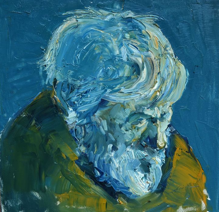 Old Man - Soridra - Paintings & Prints, People & Figures