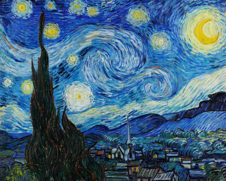 Van Gogh The Starry Night - Aztecs Glow Paintings