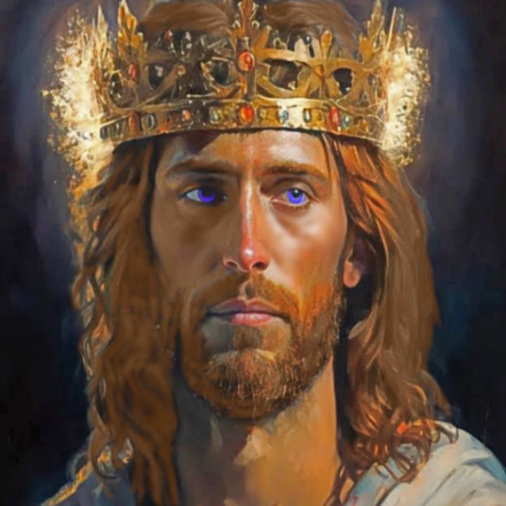 Jesus King of Kings - Aztecs Glow Paintings