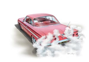 Chevy Burnout - Byron Chaney's Illustration and Design