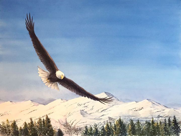 Soaring Eagle - Byron Chaney's Illustration and Design