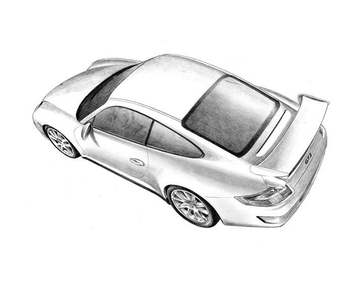 Porsche GT3 - Byron Chaney's Illustration and Design