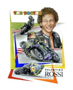 Valentino Rossi Portrait - Byron Chaney's Illustration and Design
